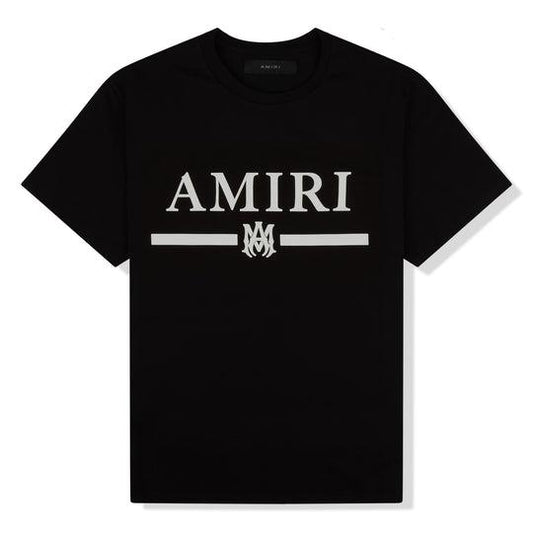 Amiri MA bar logo T-shirt (White logo) Black